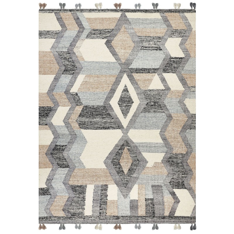 Dywan wełniany kilim 160 x 230 cm wielokolorowy AYGEZARD