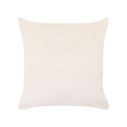 Zestaw 2 poduszek dekoracyjnych TRITELEIA Welur 45 x 45 cm Różowy Wzór kwiatowy