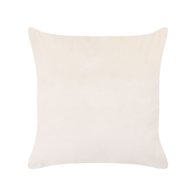 Zestaw 2 poduszek dekoracyjnych TRITELEIA Welur 45 x 45 cm Różowy Wzór kwiatowy