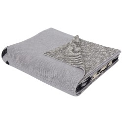 Koc MATTA Bawełna 130 x 170 cm Szary