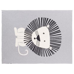 Koc MATTA Bawełna 130 x 170 cm Szary