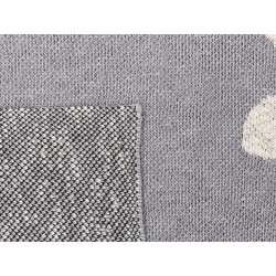 Koc MATTA Bawełna 130 x 170 cm Szary