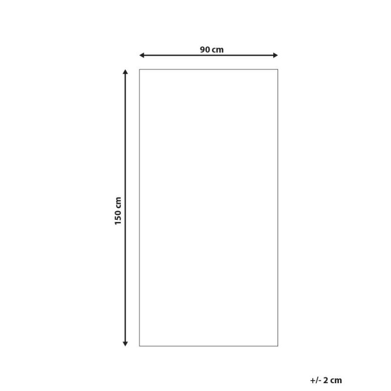 Dywan zewnętrzny 90 x 150 cm jasnozielony SIKAR