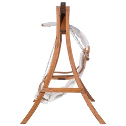 Huśtawka ogrodowa APRILIA Drewno Brązowy