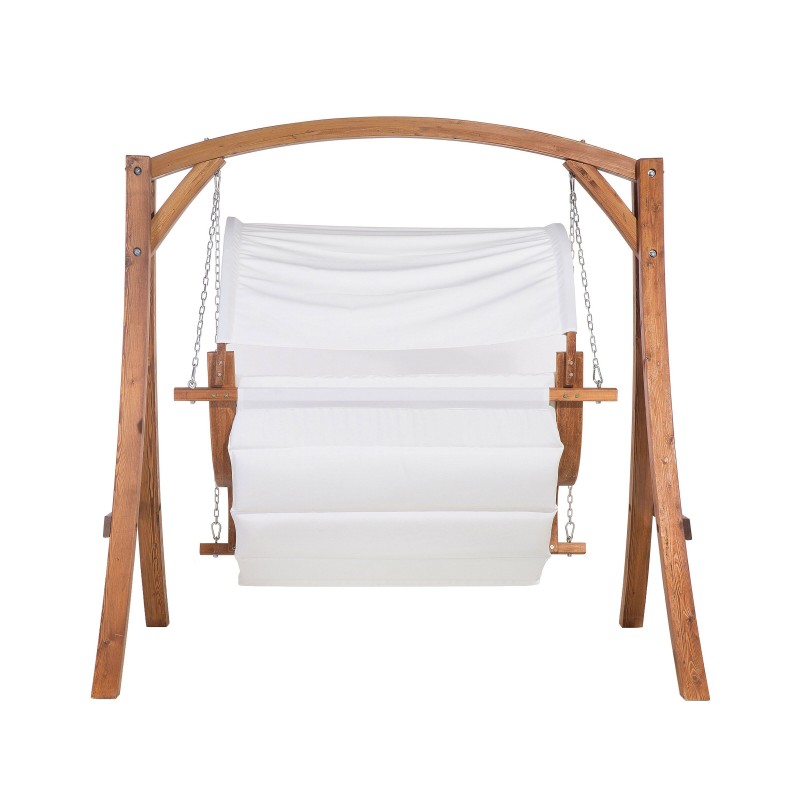 Huśtawka ogrodowa APRILIA Drewno Brązowy