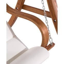 Huśtawka ogrodowa APRILIA Drewno Brązowy