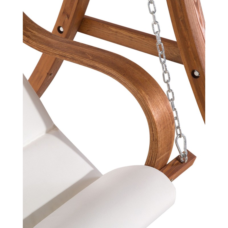 Huśtawka ogrodowa APRILIA Drewno Brązowy