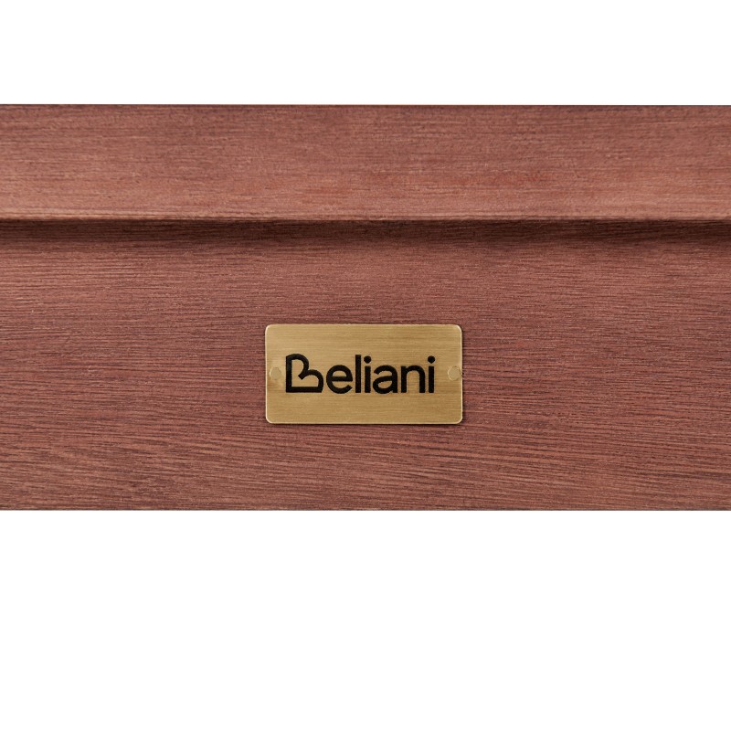 Stół ogrodowy TUSCANIA 180 cm 100 cm Drewno eukaliptusowe Ciemnobrązowy