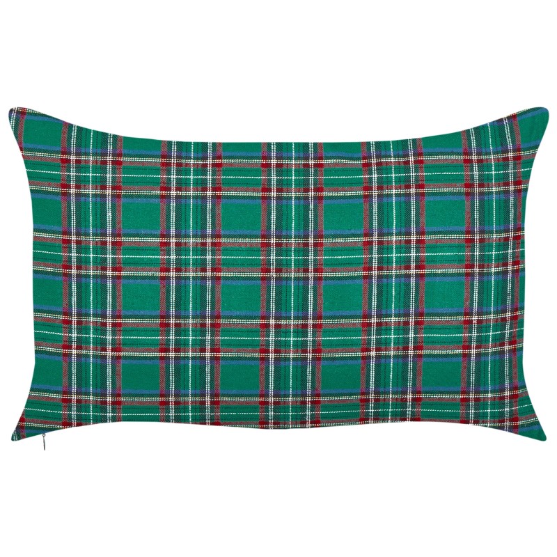 Zestaw 2 poduszek dekoracyjnych JOYCANDY 30 x 50 cm Zielony Wzór świąteczny