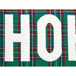 Zestaw 2 poduszek dekoracyjnych JOYCANDY 30 x 50 cm Zielony Wzór świąteczny