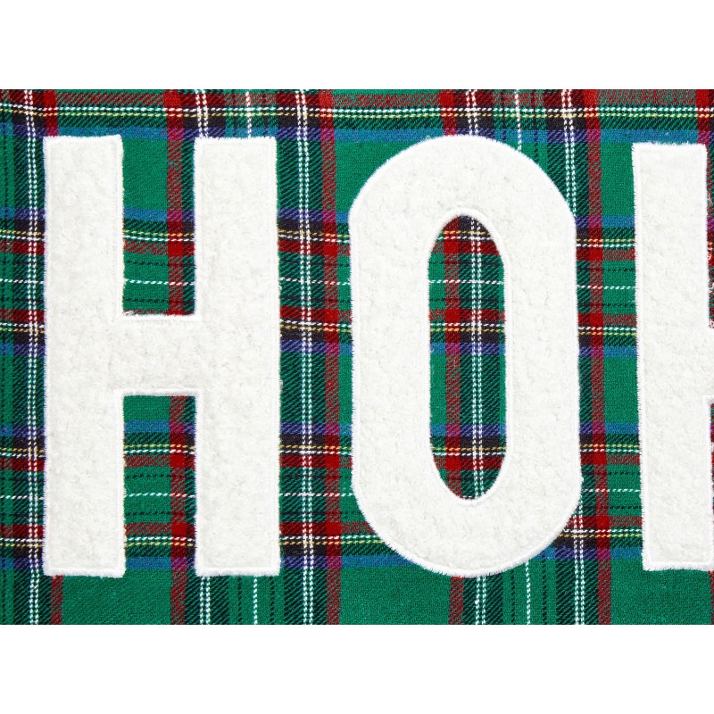 Zestaw 2 poduszek dekoracyjnych JOYCANDY 30 x 50 cm Zielony Wzór świąteczny