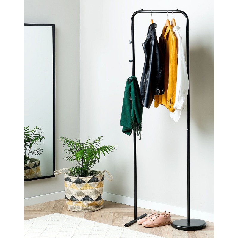 Wieszak na ubrania BENTON Czarny