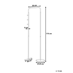 Wieszak na ubrania BENTON Czarny