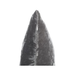 Zestaw 2 poduszek dekoracyjnych HOSTA Welur 45 x 45 cm Szary Jednolity