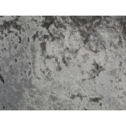 Zestaw 2 poduszek dekoracyjnych HOSTA Welur 45 x 45 cm Szary Jednolity