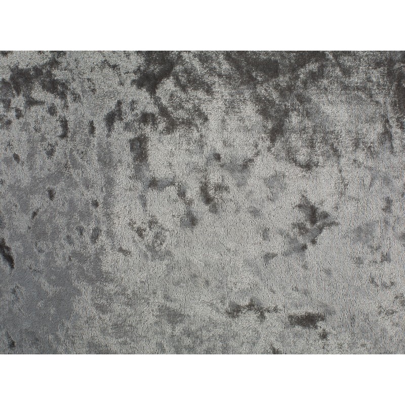 Zestaw 2 poduszek dekoracyjnych HOSTA Welur 45 x 45 cm Szary Jednolity