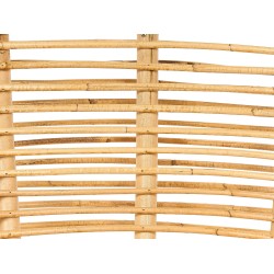 Sofa 2-osobowa rattanowa naturalna MARATEA