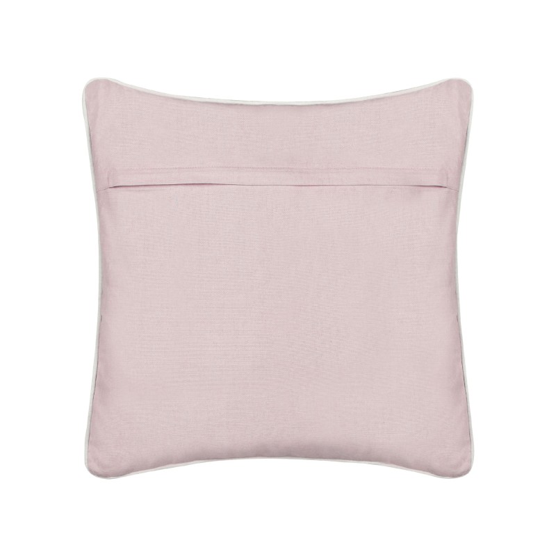 Bawełniana poduszka dekoracyjna w serca 45 x 45 cm różowa GAZANIA