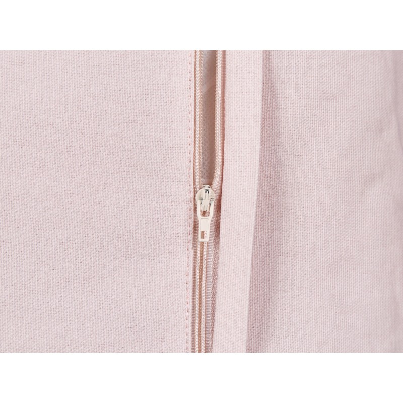 Bawełniana poduszka dekoracyjna w serca 45 x 45 cm różowa GAZANIA