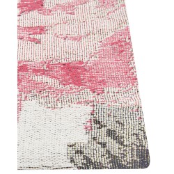 Dywan bawełniany w kwiaty 200 x 300 cm różowy EJAZ