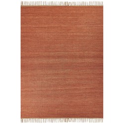 Dywan z juty 160 x 230 cm czerwony LUNIA