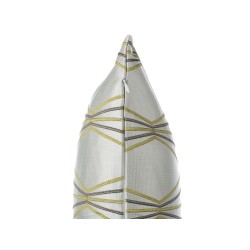 Zestaw 2 poduszek dekoracyjnych FENNEL 45 x 45 cm Biały Wzór geometryczny