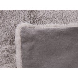 Koc CHAAB 200 x 220 cm Jasnoszary