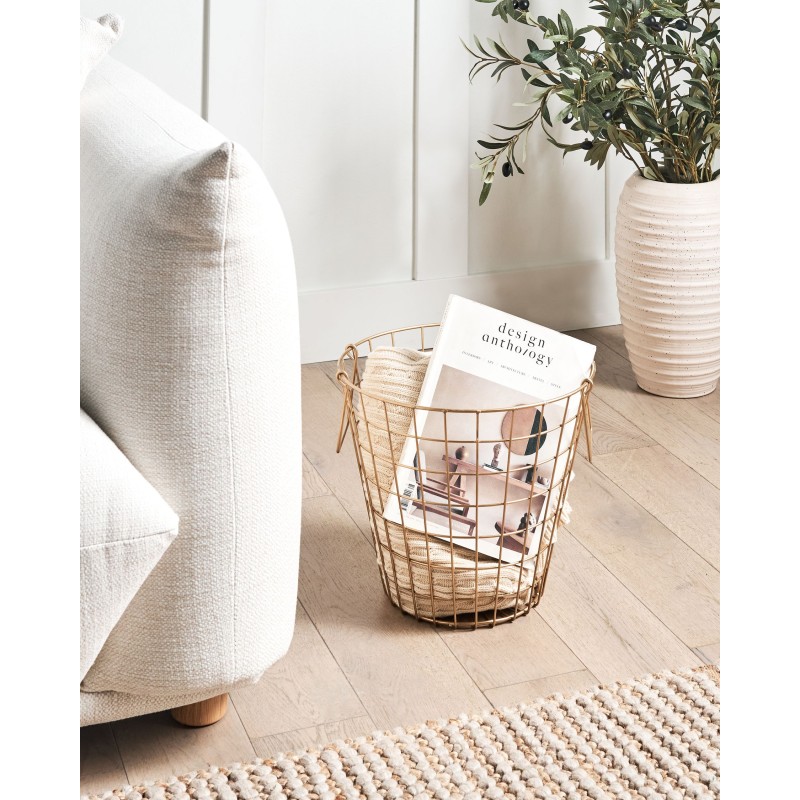 Kosz NITMA Metal Złoty