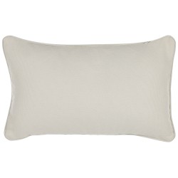 Zestaw 2 poduszek dekoracyjnych HELIOTROPE 30 x 50 cm Biały Jednolity