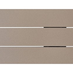 Stół ogrodowy CASCAIS 200 cm 105 cm Metal Beżowoszary