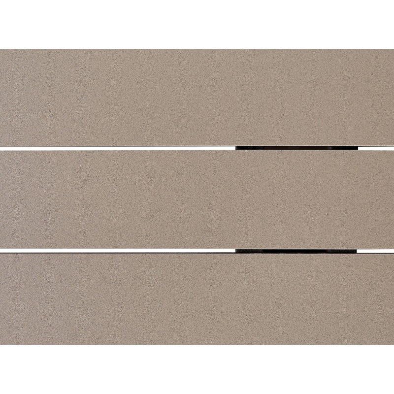 Stół ogrodowy CASCAIS 200 cm 105 cm Metal Beżowoszary