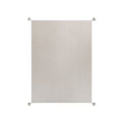 Narzuta na łóżko LINDULA Bawełna 150 x 200 cm Beżowoszary