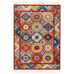Dywan wełniany kilim 200 x 300 cm wielokolorowy LUSARAT
