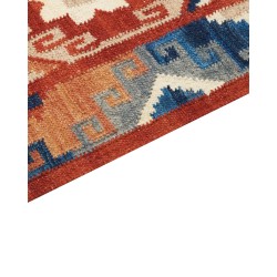 Dywan wełniany kilim 200 x 300 cm wielokolorowy LUSARAT