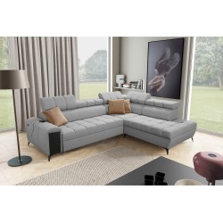 Ecksofa Venna VII mit Schlaffunktion, USB-Anschluss und öffnender Bar Plusz, Avra 16