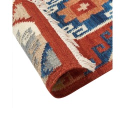 Dywan wełniany kilim 200 x 300 cm wielokolorowy LUSARAT