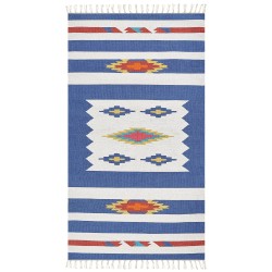 Dywan bawełniany kilim 80 x 150 cm wielokolorowy VARSER