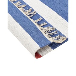 Dywan bawełniany kilim 80 x 150 cm wielokolorowy VARSER