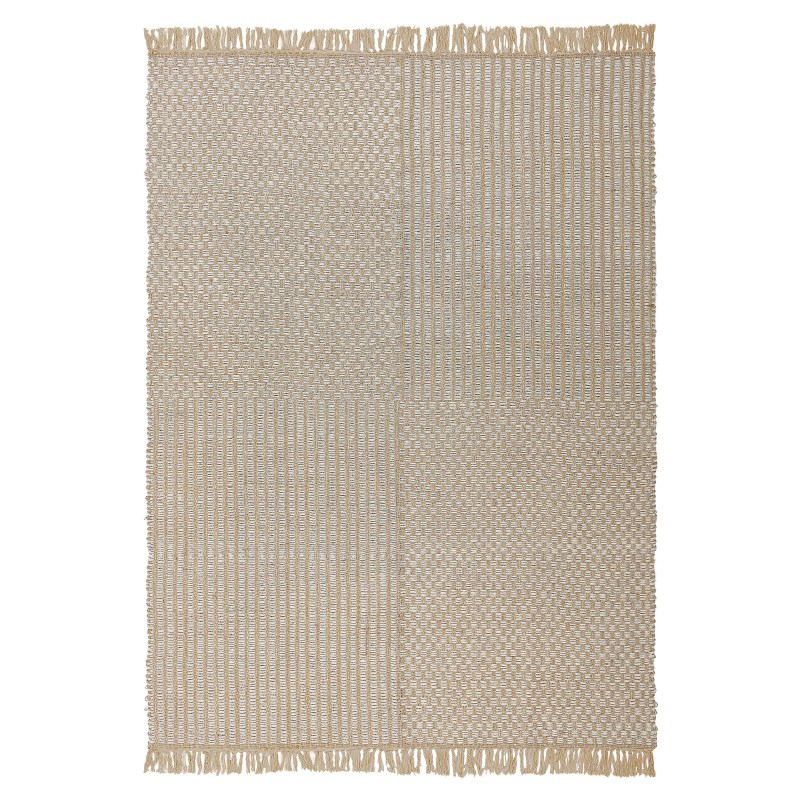 Dywan z juty 140 x 200 cm beżowy ADABAG