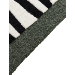 Dywan wełniany motyw węża 160 x 230 cm zielony OKAPI