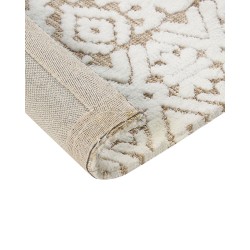 Dywan 300 x 400 cm złamana biel z beżowym GOGAI