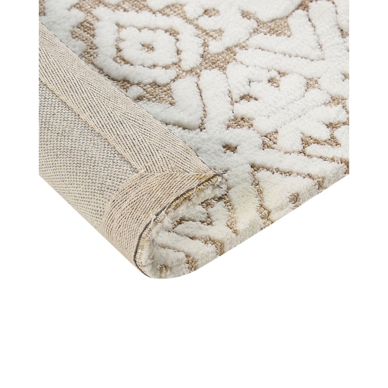 Dywan 300 x 400 cm złamana biel z beżowym GOGAI