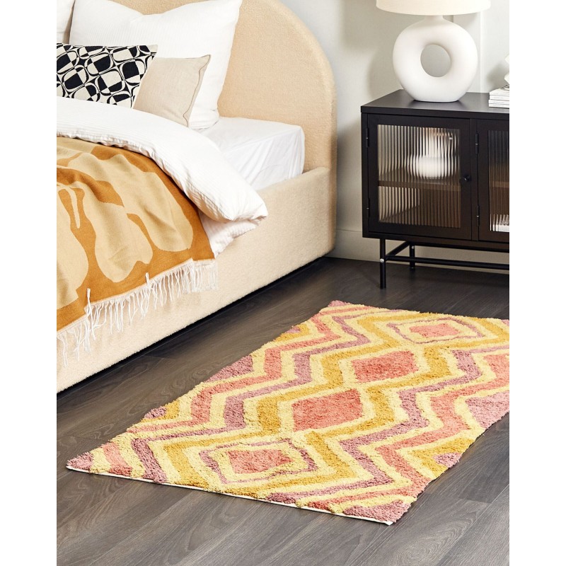 Dywan bawełniany 80 x 150 cm wielokolorowy CANAKKALE