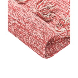 Dywan bawełniany 160 x 230 cm czerwony NIGDE