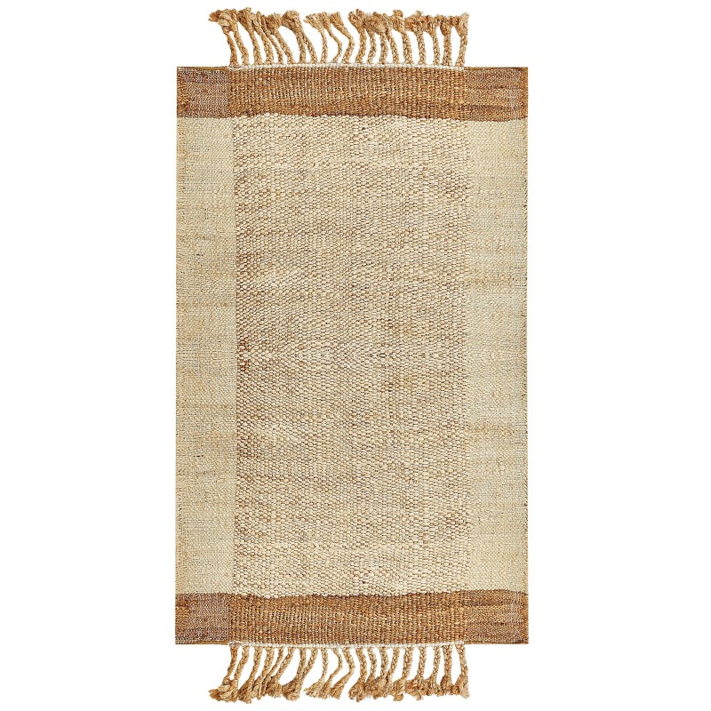 Dywan z juty 80 x 150 cm beżowy DEDEMLI