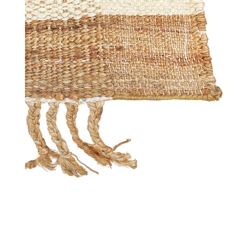 Dywan z juty 80 x 150 cm beżowy DEDEMLI