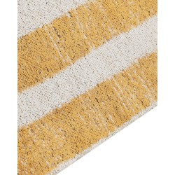 Dywan bawełniany 200 x 300 cm żółto-czarny KATRA