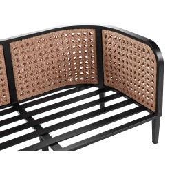 Sofa ogrodowa 2-osobowa złamana biel MONTEFALCO