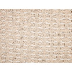 Zestaw 2 poduszek dekoracyjnych HAKONE 42 x 42 cm Jasnobeżowy Wzór geometryczny