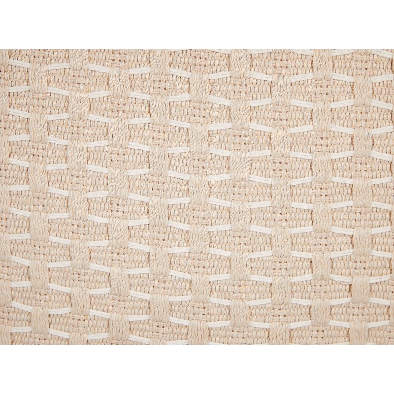 Zestaw 2 poduszek dekoracyjnych HAKONE 42 x 42 cm Jasnobeżowy Wzór geometryczny